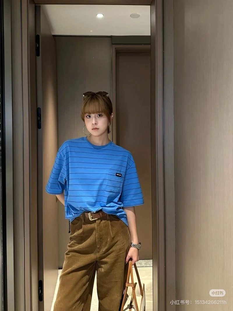 Miu Miu T-Shirts Durable 163551
