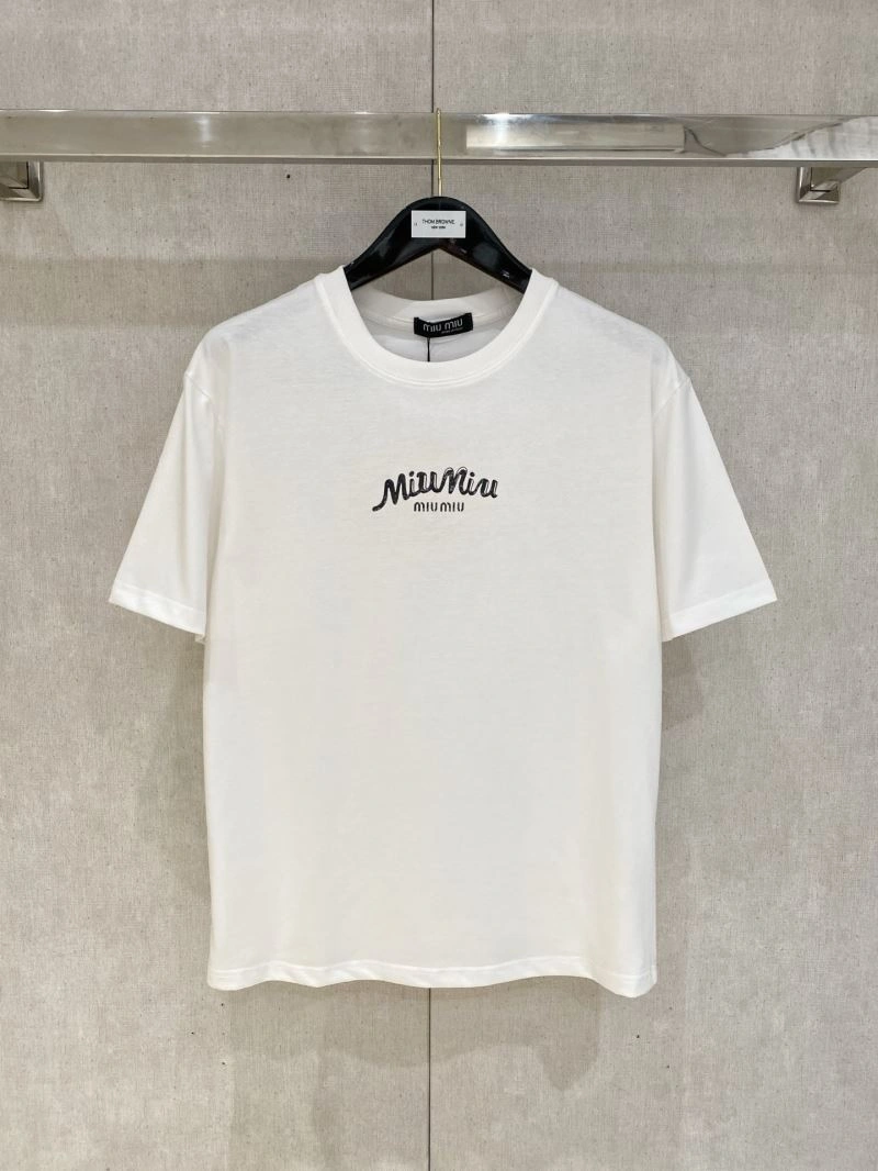 Miu Miu T-Shirts Elegant 161367