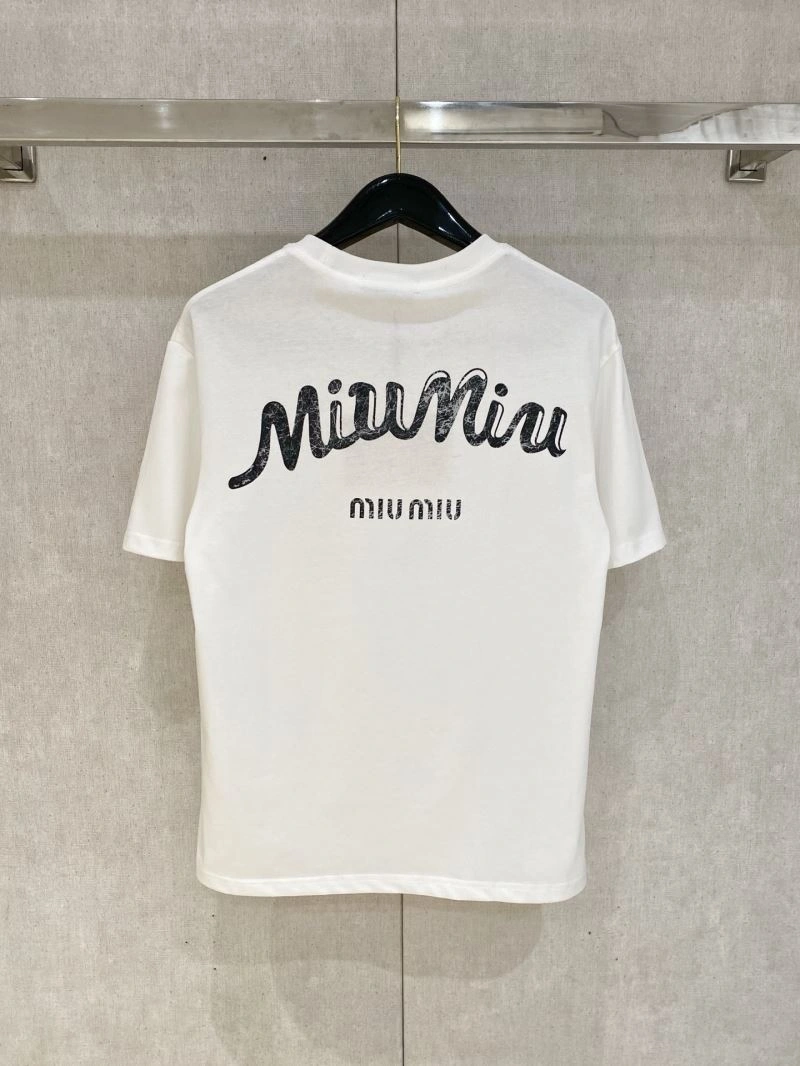 Miu Miu T-Shirts Elegant 161367