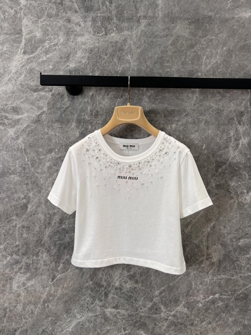 Miu Miu T-Shirts WaterResistant 151060