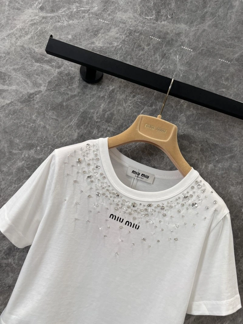 Miu Miu T-Shirts WaterResistant 151060