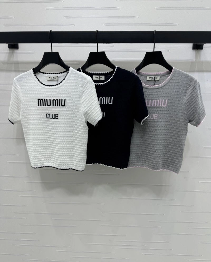 Lightweight Miu Miu T-Shirts 151025