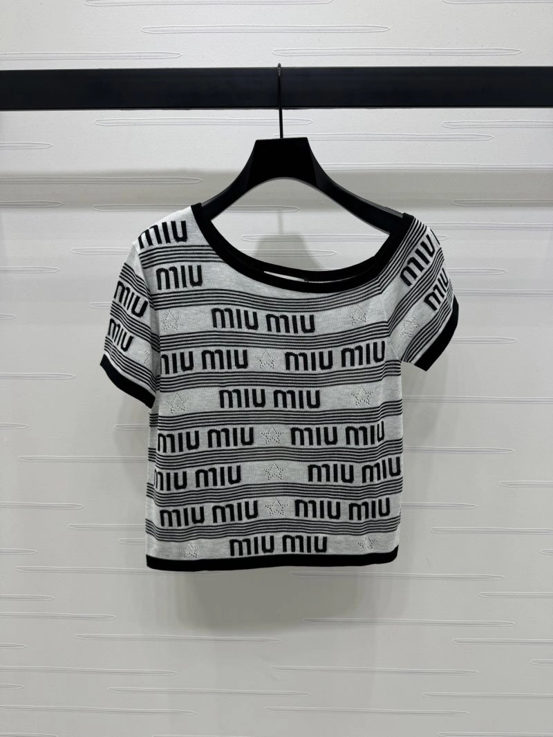 Miu Miu T-Shirts Durable 156222
