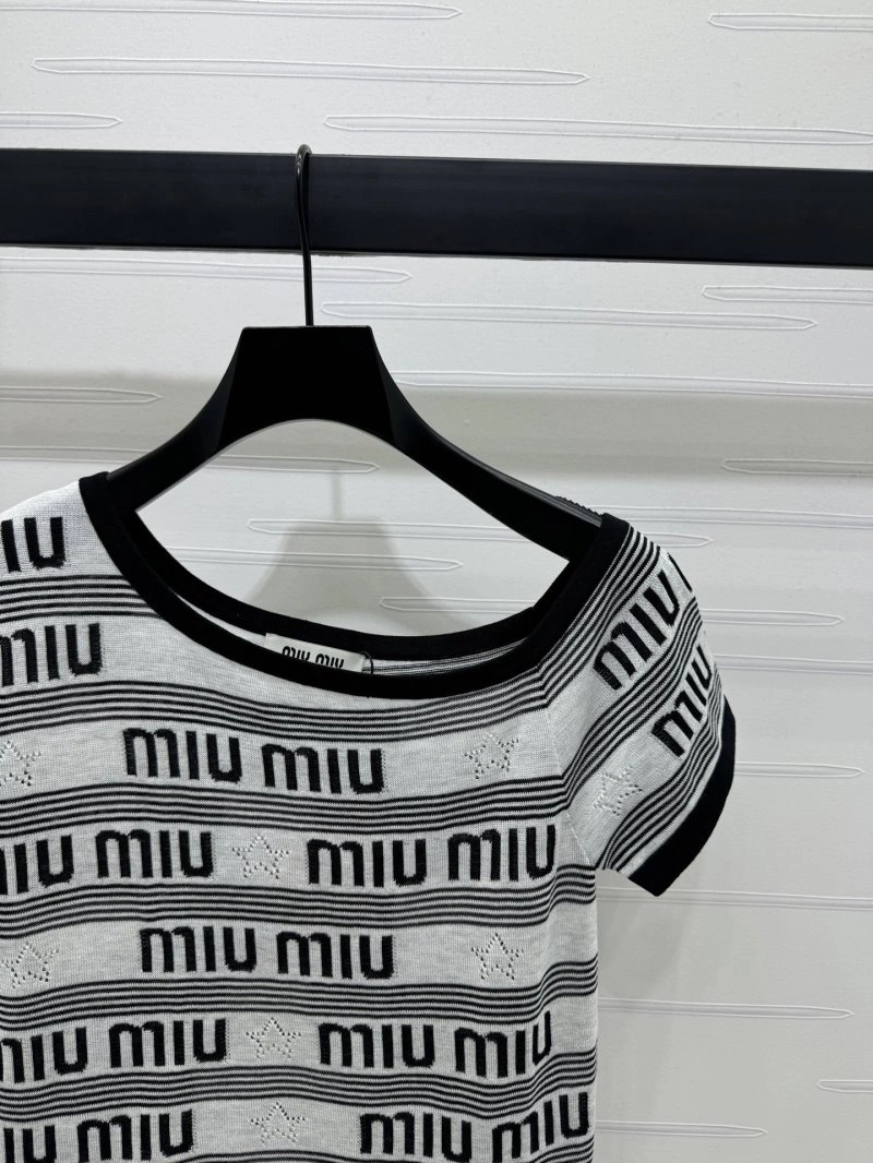 Miu Miu T-Shirts Durable 156222