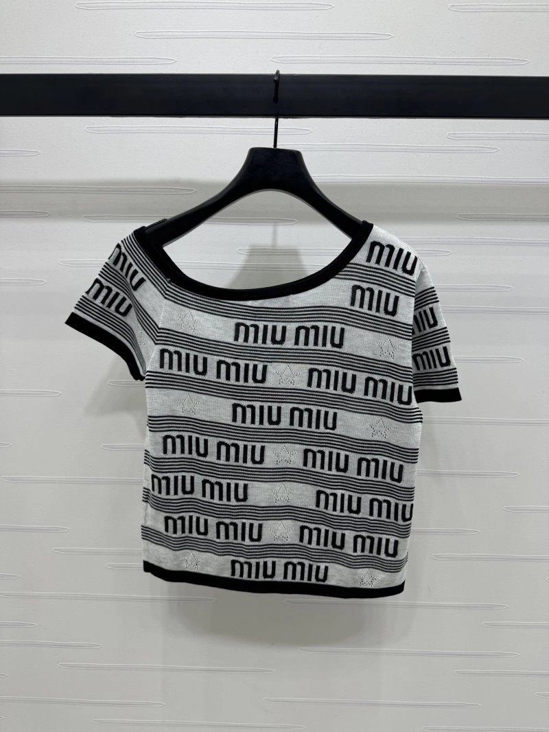 Miu Miu T-Shirts Durable 156222