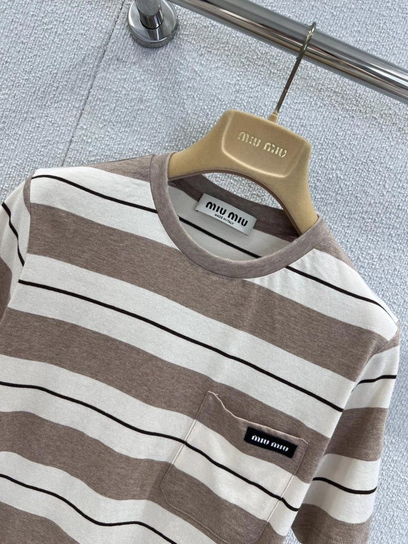 Miu Miu T-Shirts Stretchable 156176