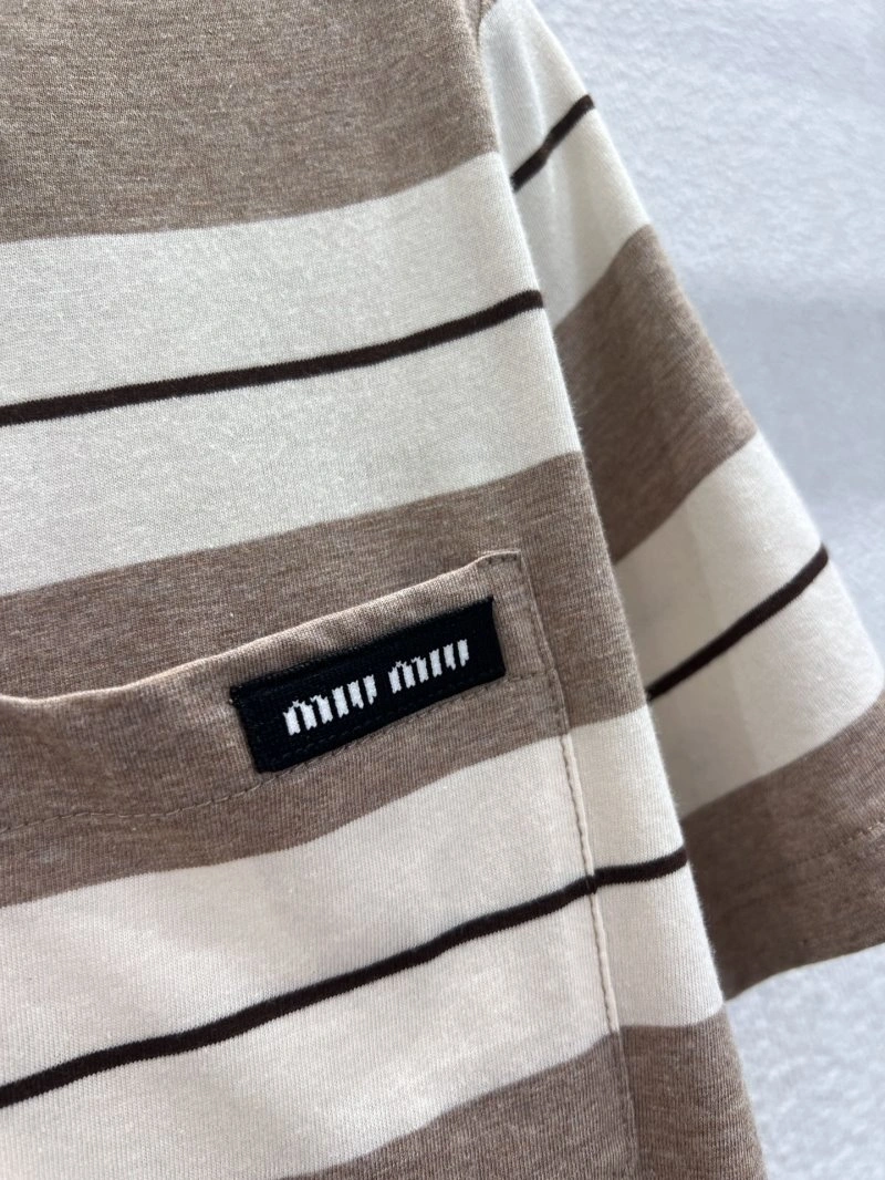 Miu Miu T-Shirts Stretchable 156176