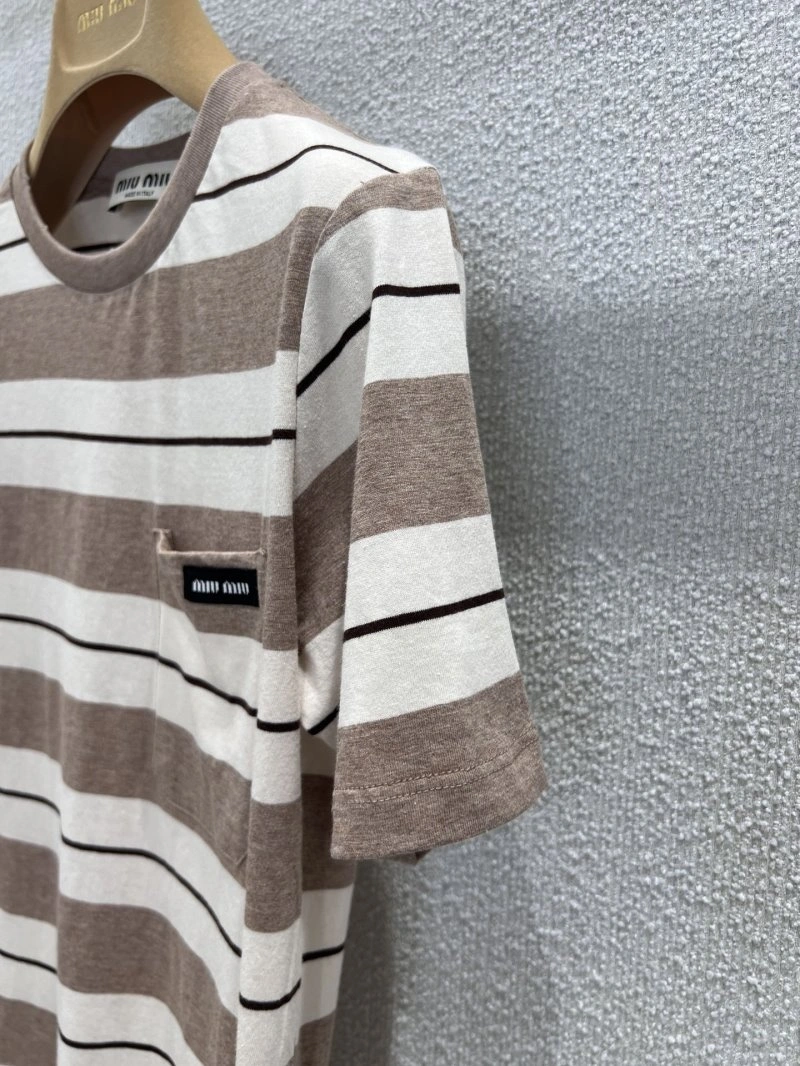 Miu Miu T-Shirts Stretchable 156176