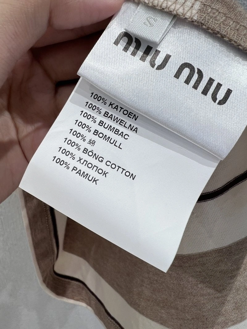 Miu Miu T-Shirts Stretchable 156176