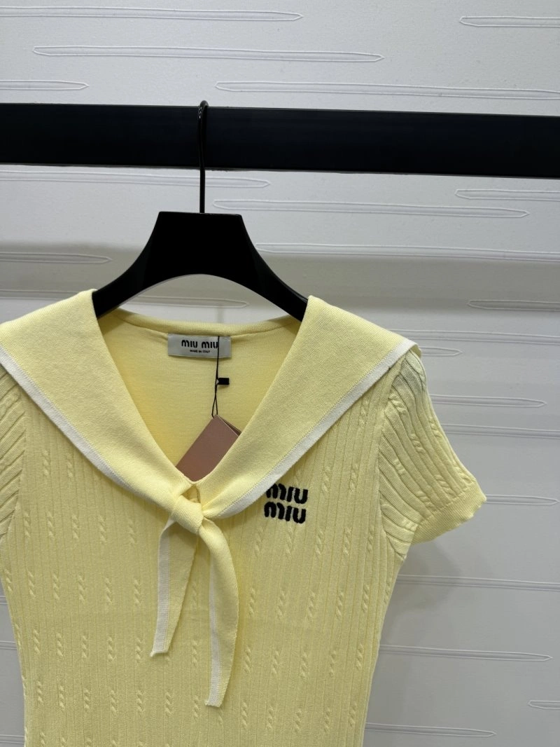 Miu Miu T-Shirts Durable 156174