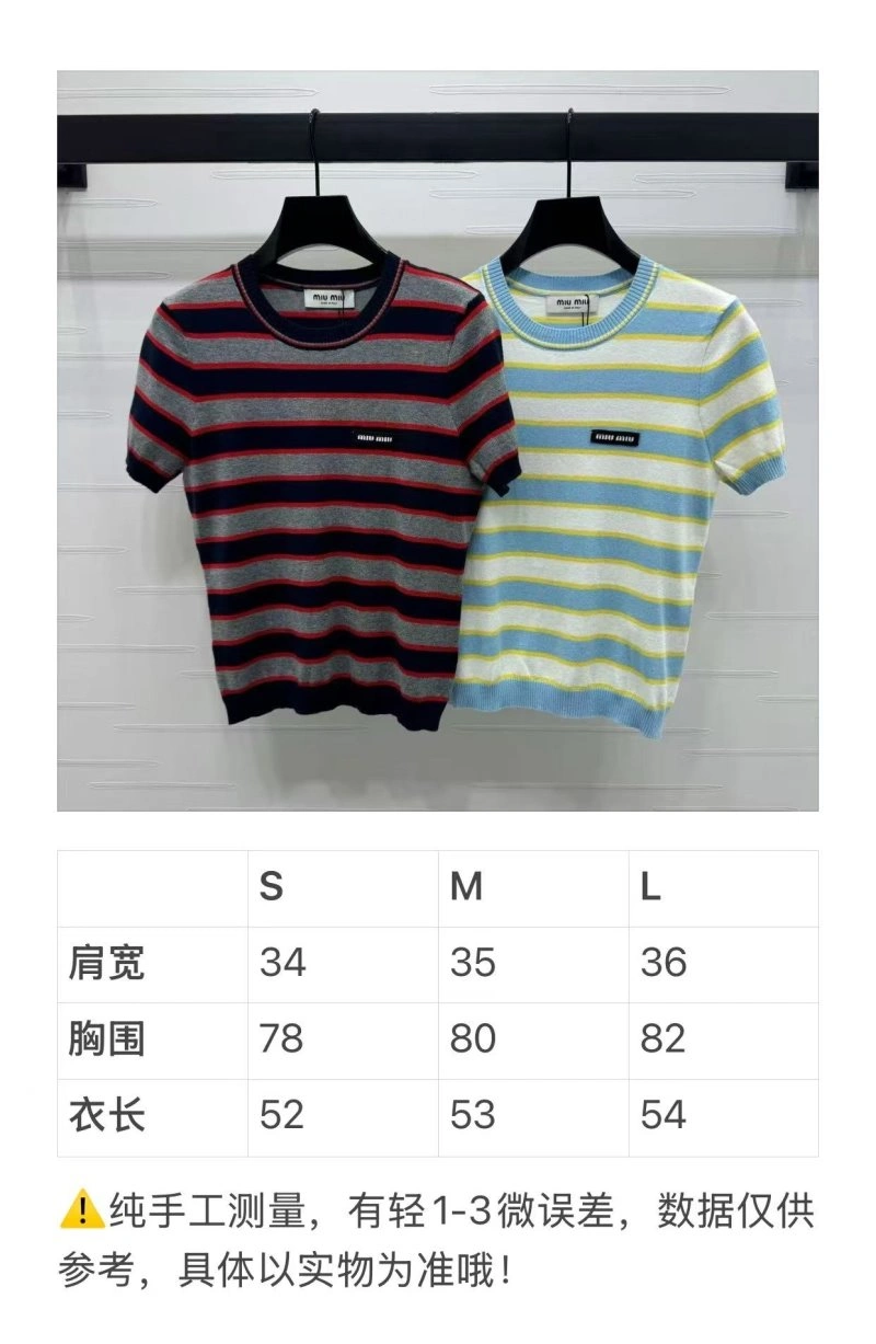 Miu Miu T-Shirts NewStyle 156166
