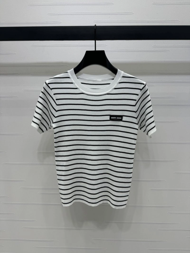 Miu Miu T-Shirts Flexible 156152