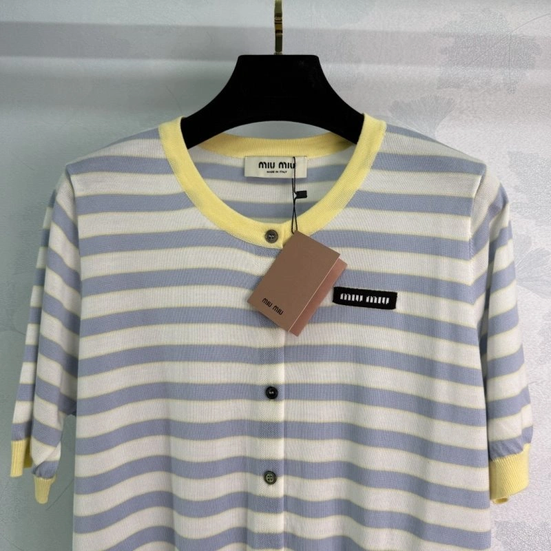 Miu Miu T-Shirts QuickDry 156175