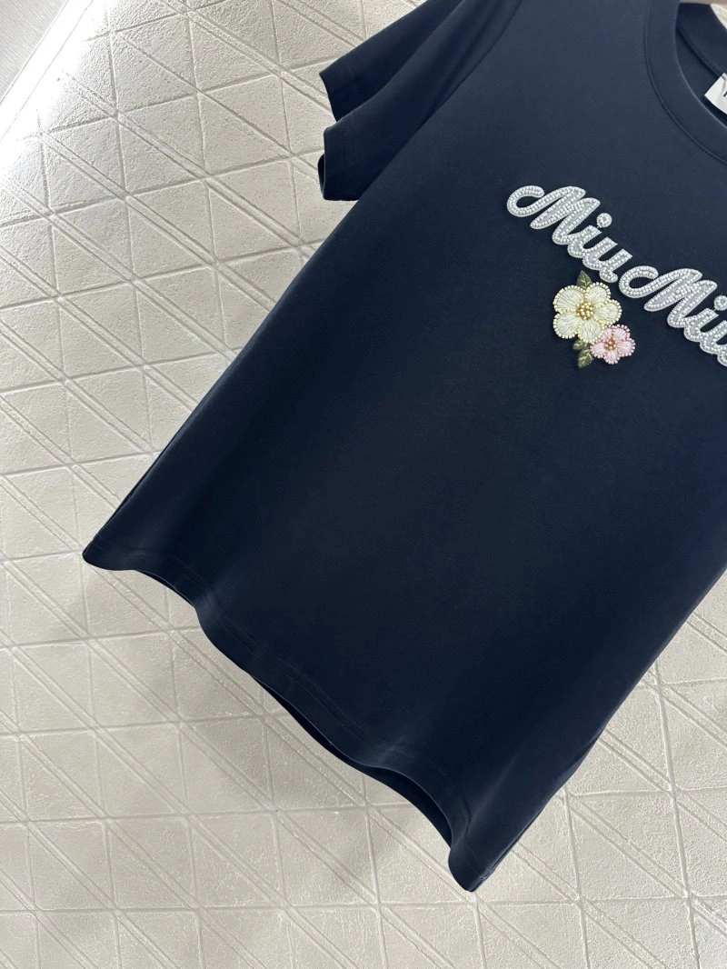 Miu Miu T-Shirts SmoothTexture 156172