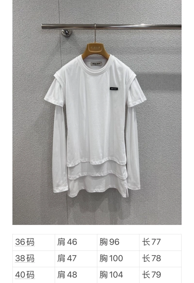Miu Miu T-Shirts GoodFit 156133