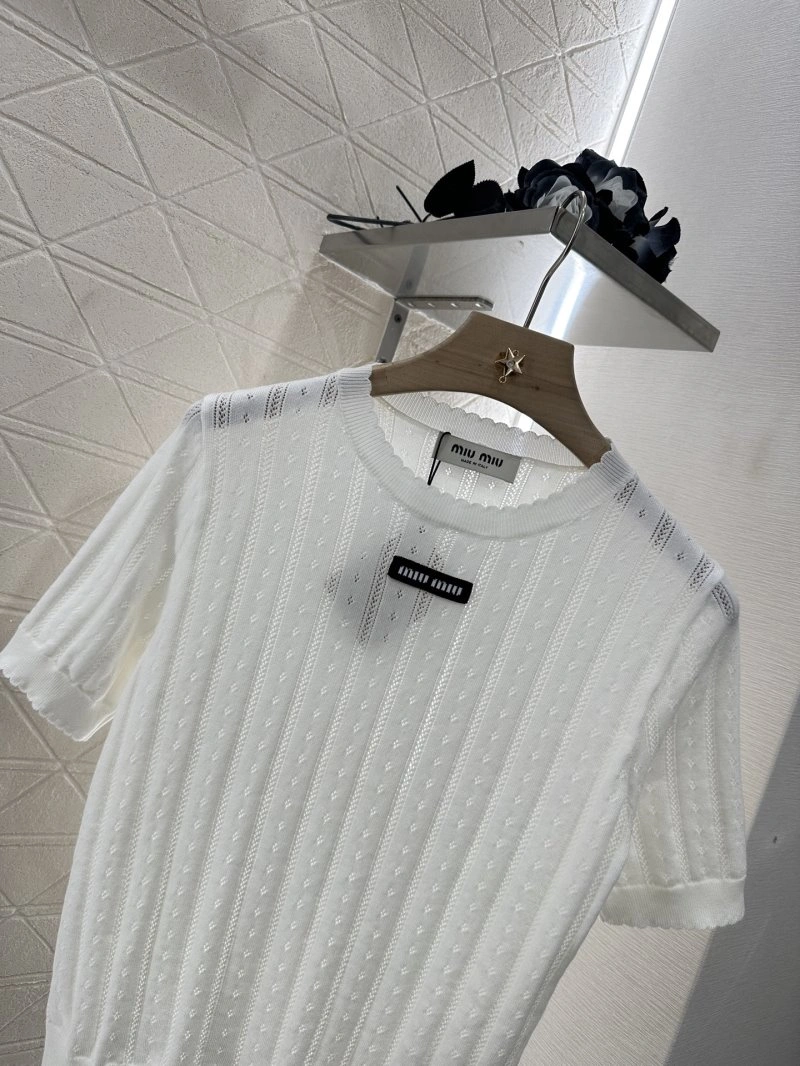 Miu Miu T-Shirts Soft 156122