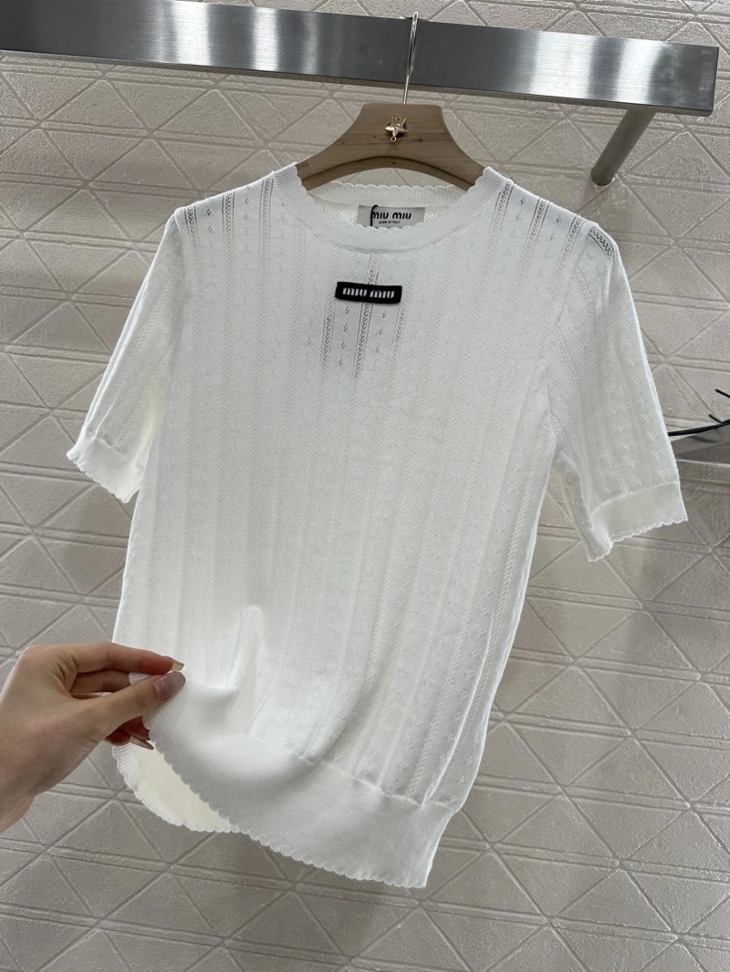 Miu Miu T-Shirts Soft 156122