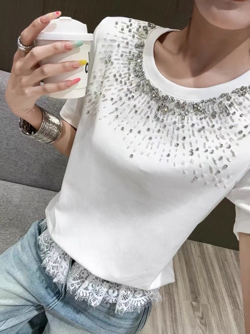 Miu Miu T-Shirts Elegant 156116