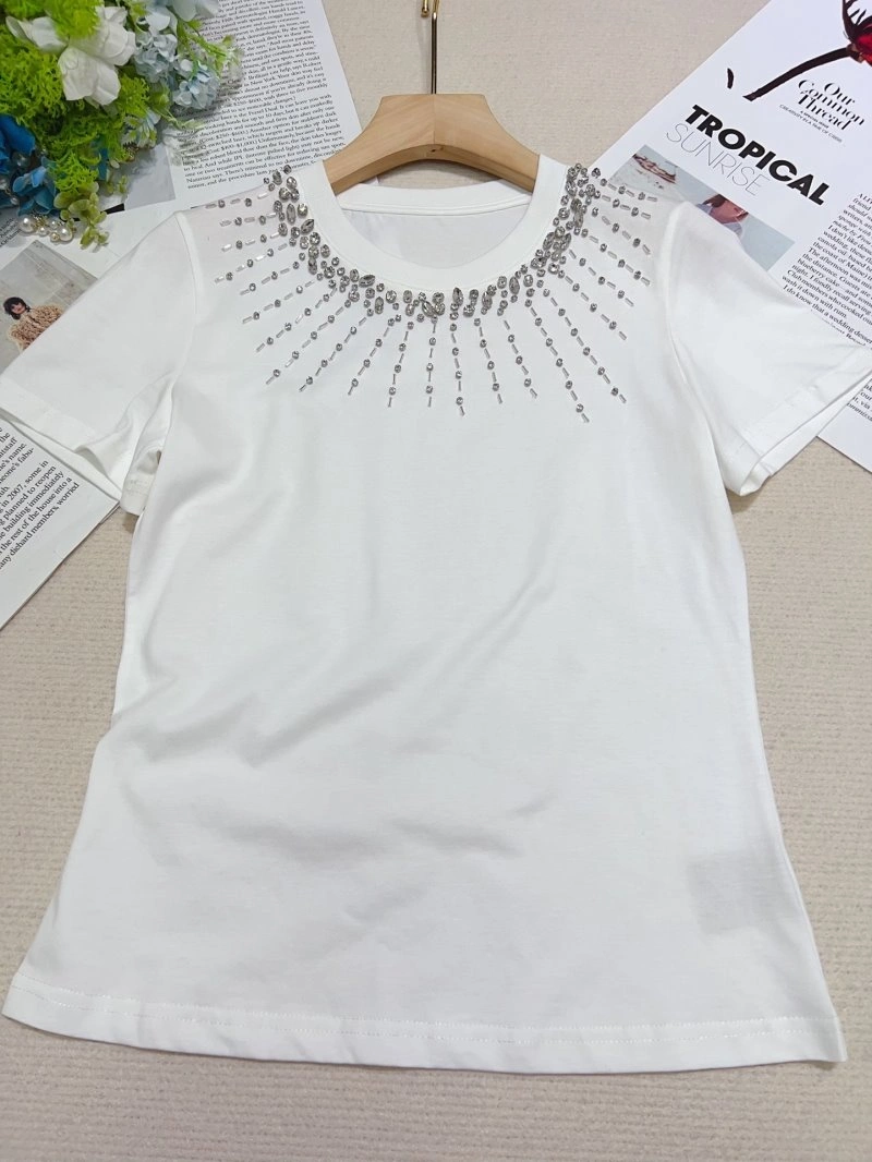 Miu Miu T-Shirts Elegant 156116