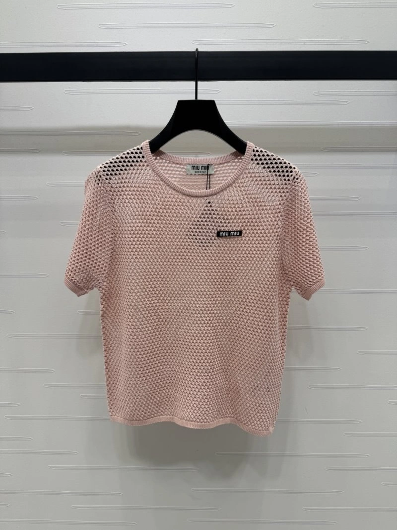 Miu Miu T-Shirts Durable 156077