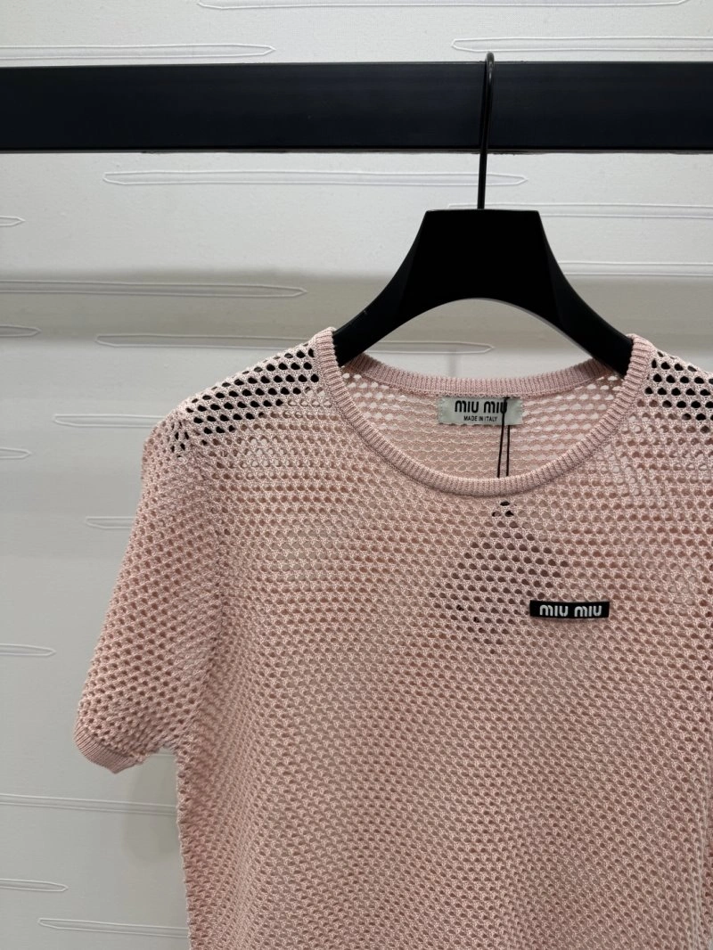 Miu Miu T-Shirts Durable 156077