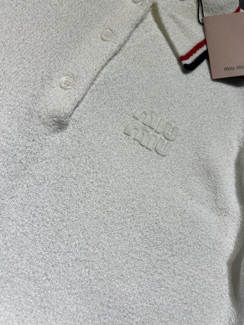 Miu Miu T-Shirts SmoothTexture 156094