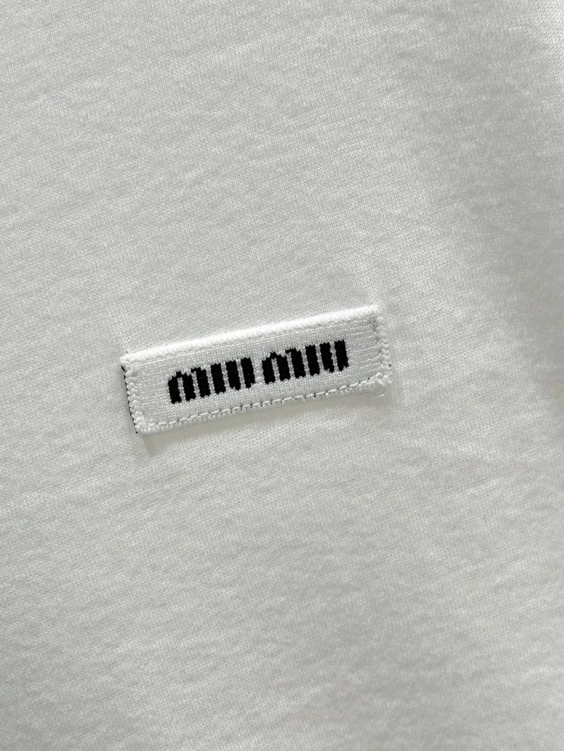 Miu Miu T-Shirts Durable 156075