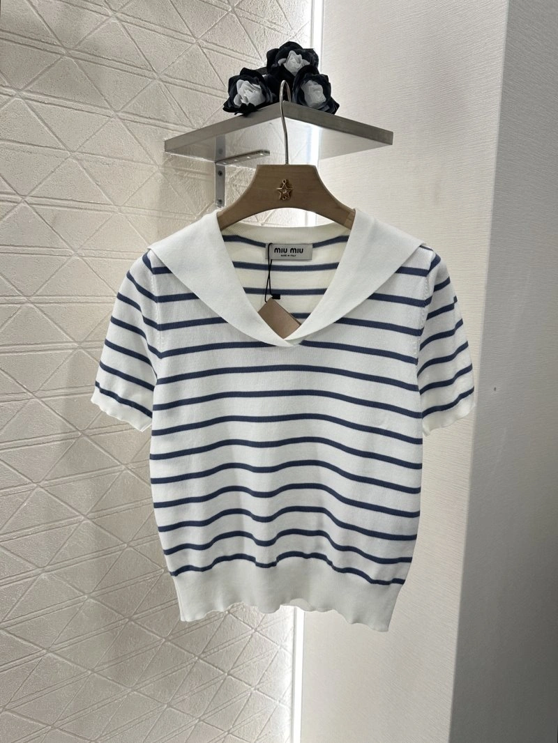 Miu Miu T-Shirts Durable 156054