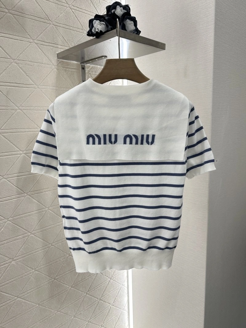 Miu Miu T-Shirts Durable 156054