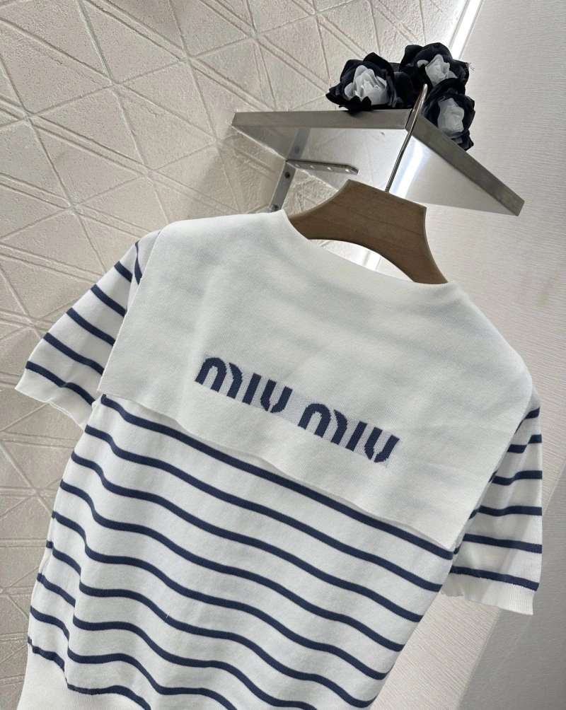 Miu Miu T-Shirts Durable 156054