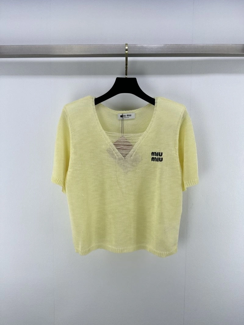 Miu Miu T-Shirts Durable 148580