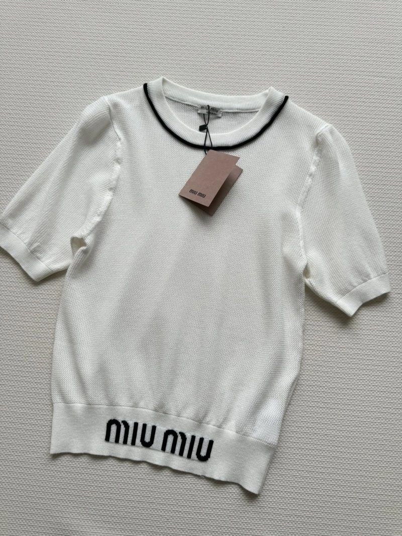 Miu Miu T-Shirts Stretchable 148589