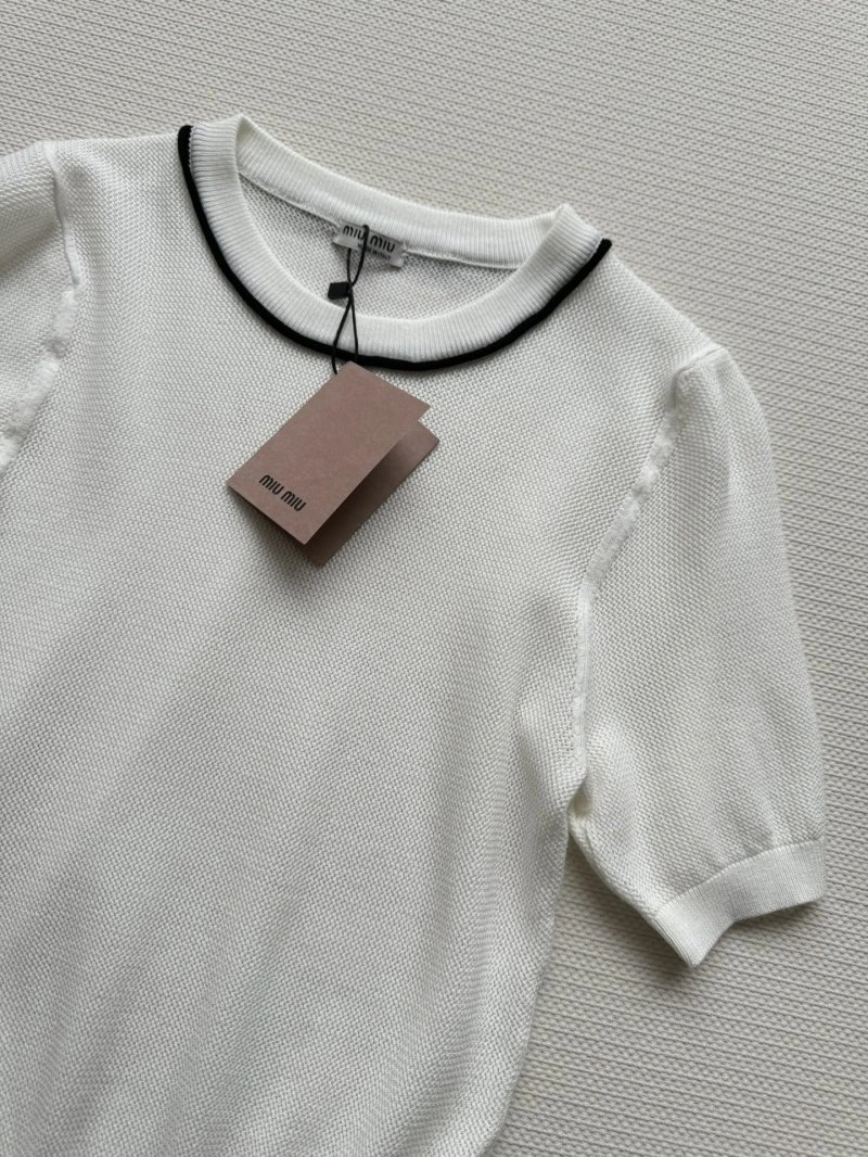 Miu Miu T-Shirts Stretchable 148589