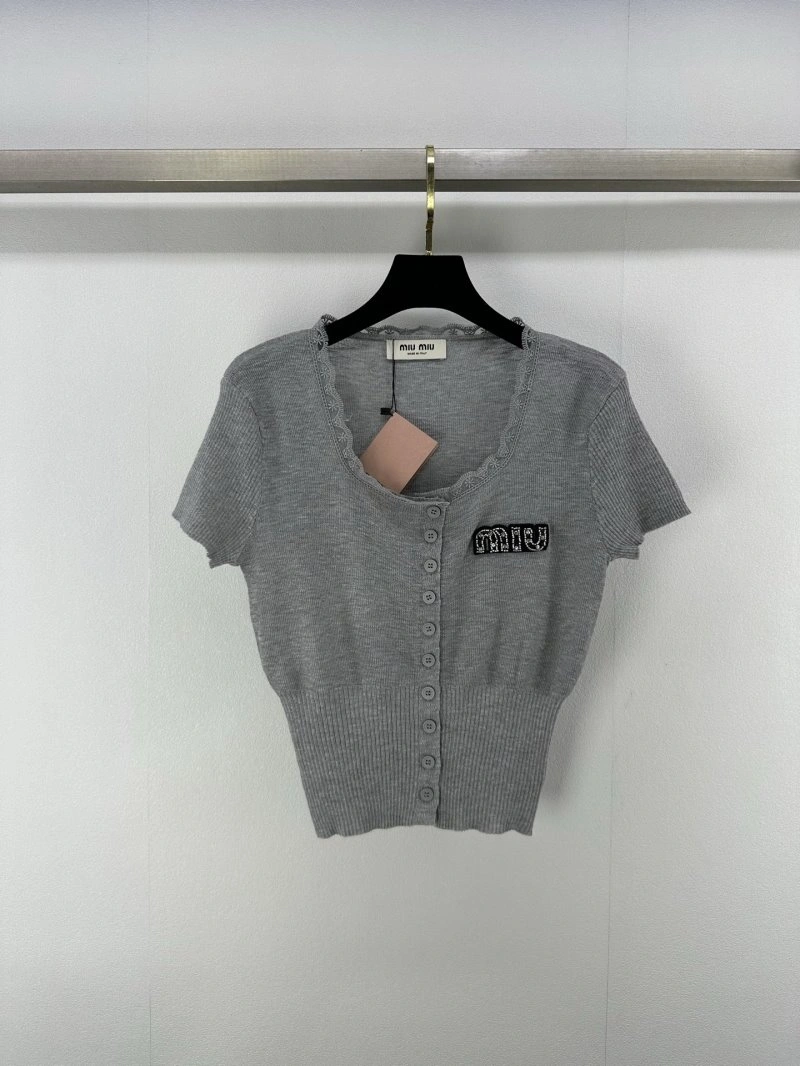 Miu Miu T-Shirts Durable 148588