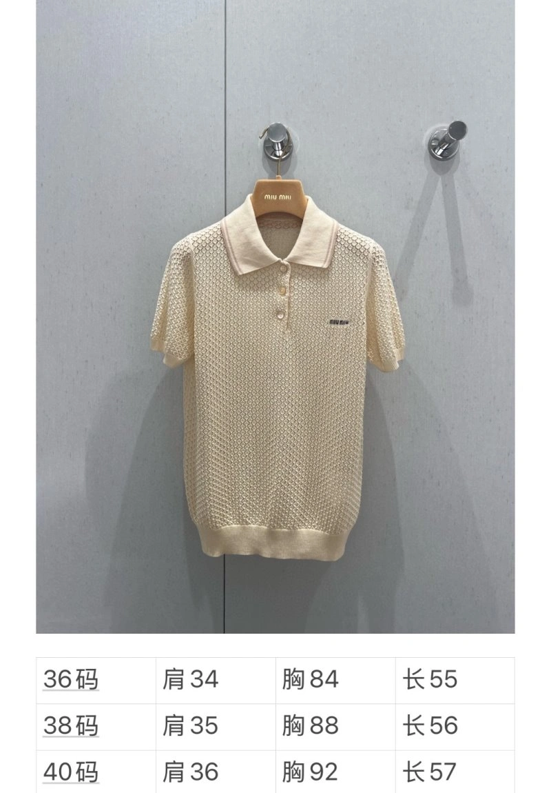 Miu Miu T-Shirts Refined 148562