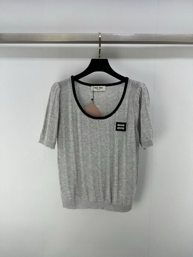 Miu Miu T-Shirts Efficient 148546