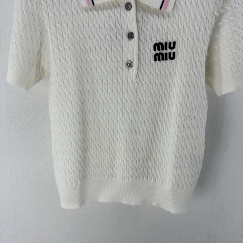 Miu Miu T-Shirts SmoothTexture 148549
