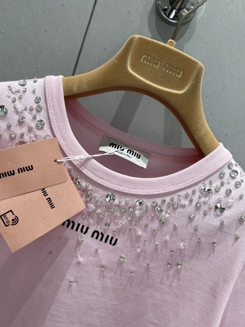Stretchable Miu Miu T-Shirts 148501