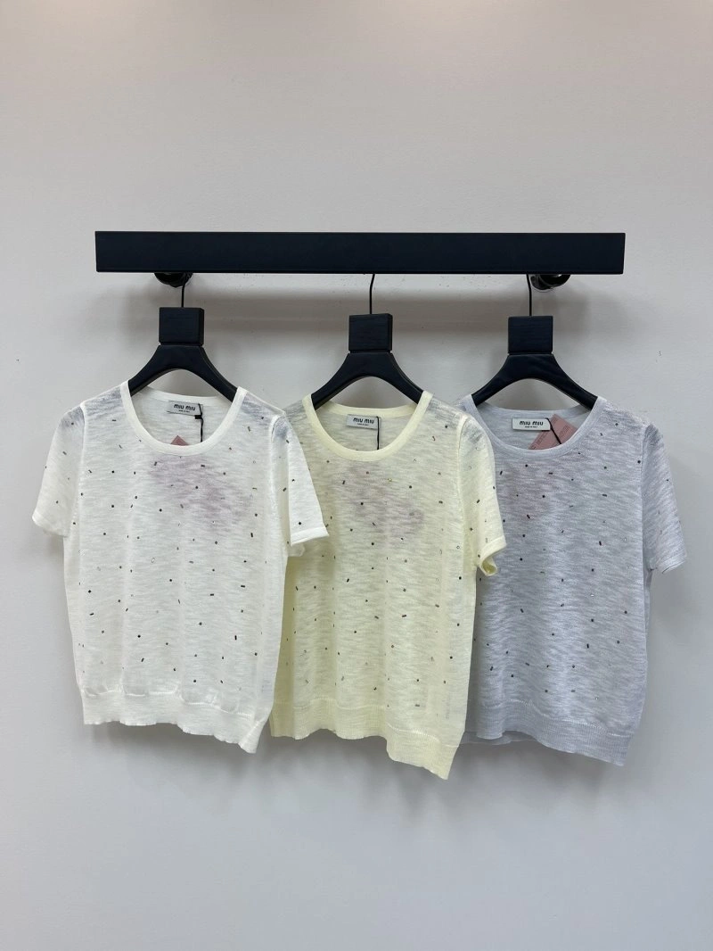 Sustainable Miu Miu T-Shirts 148507