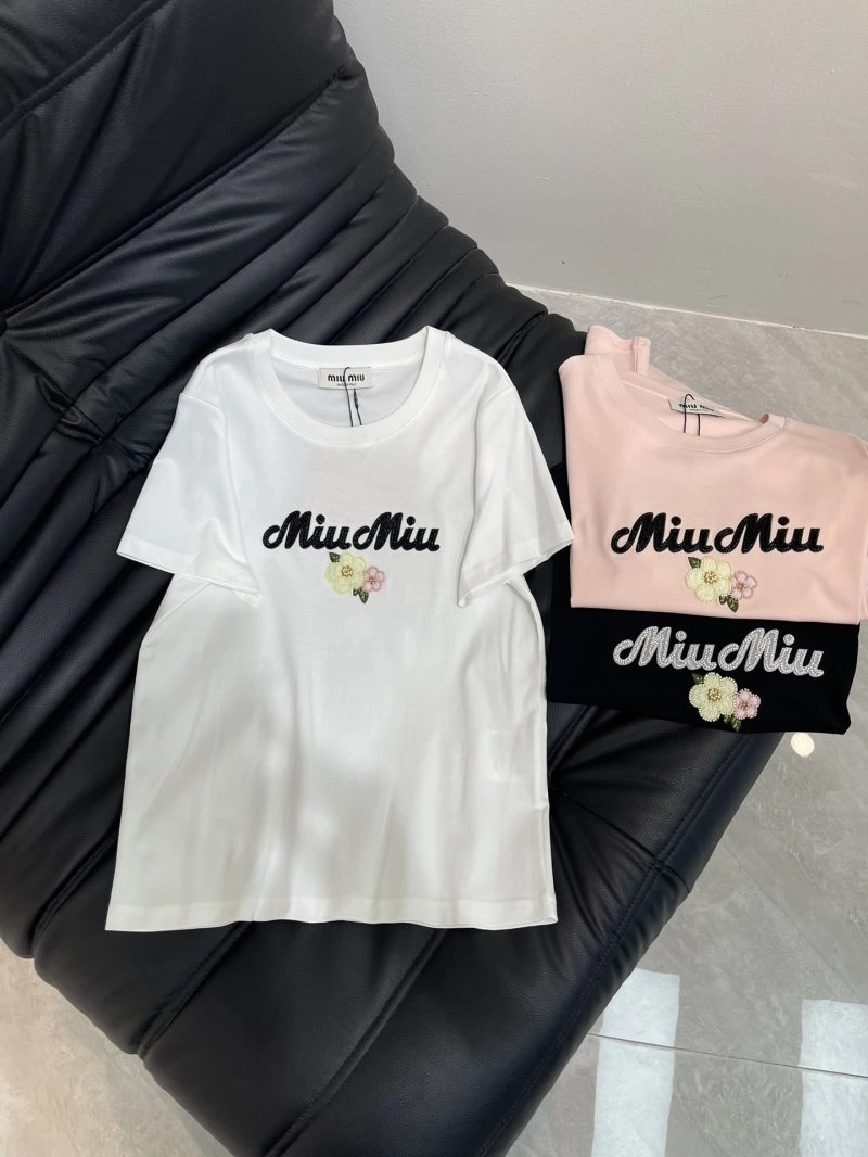 Miu Miu T-Shirts WrinkleFree 148492