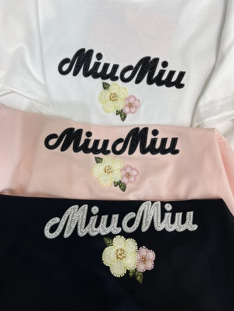 Miu Miu T-Shirts WrinkleFree 148492