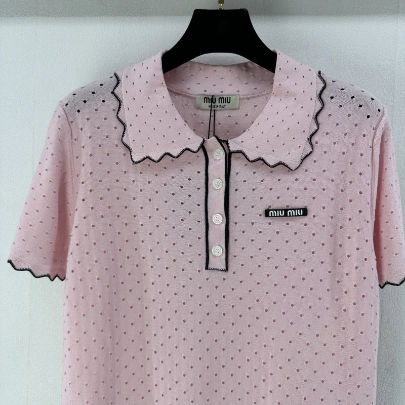 RelaxedFit Miu Miu T-Shirts 148487