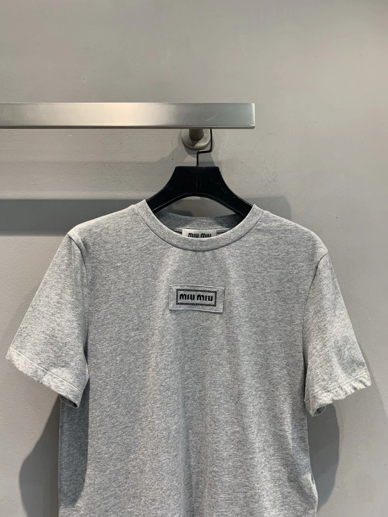 Miu Miu T-Shirts Durable 148465
