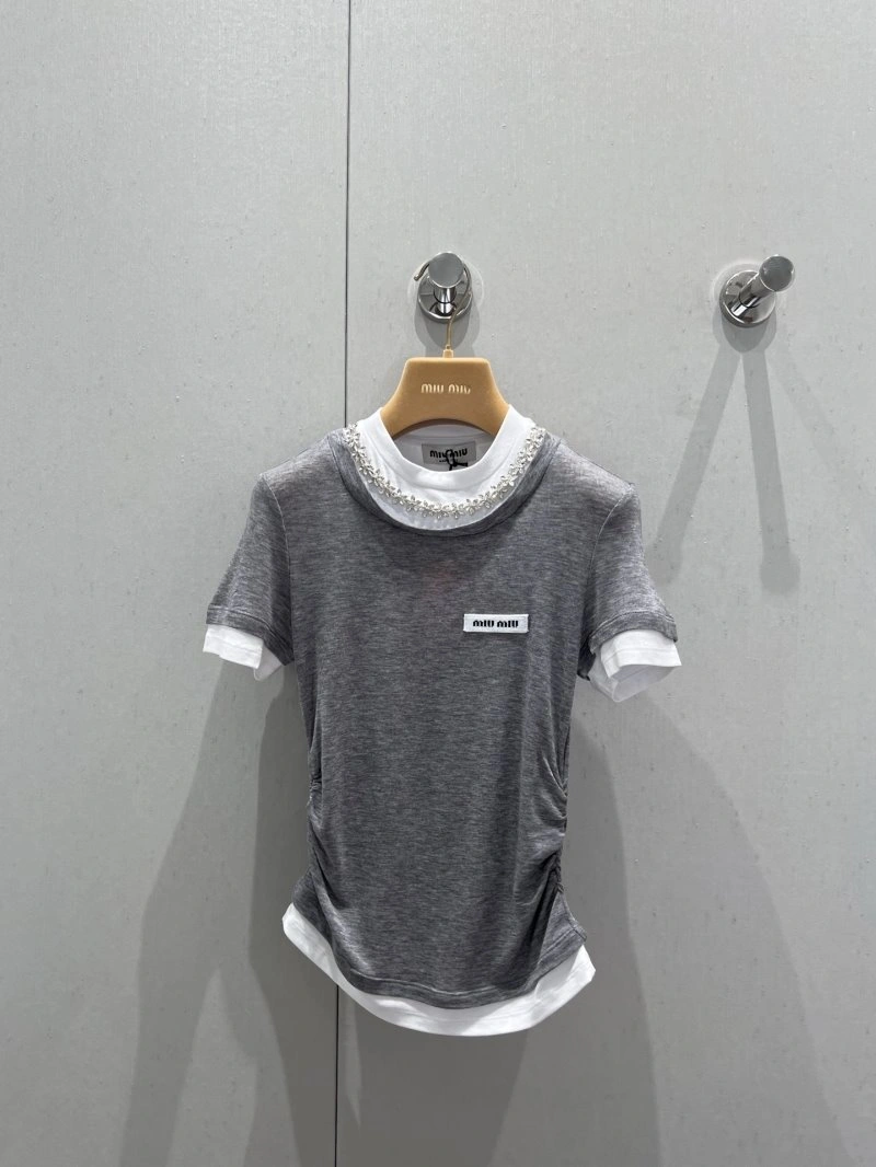 WaterResistant Miu Miu T-Shirts 148447