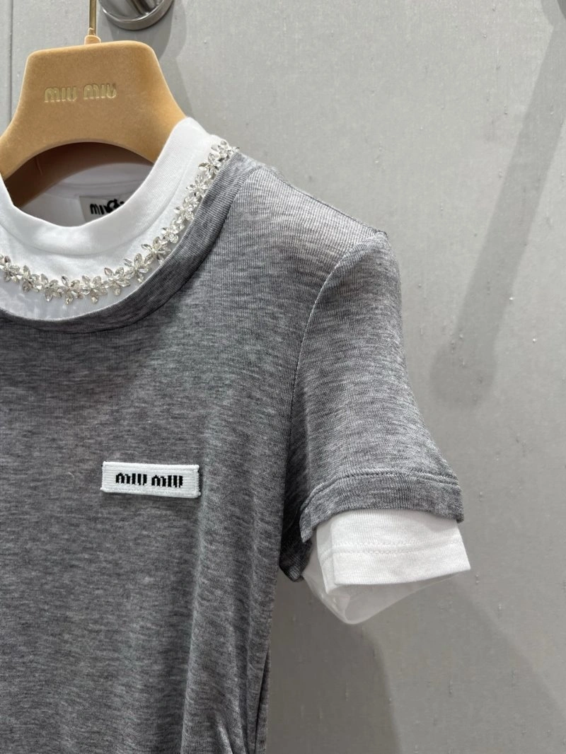 WaterResistant Miu Miu T-Shirts 148447