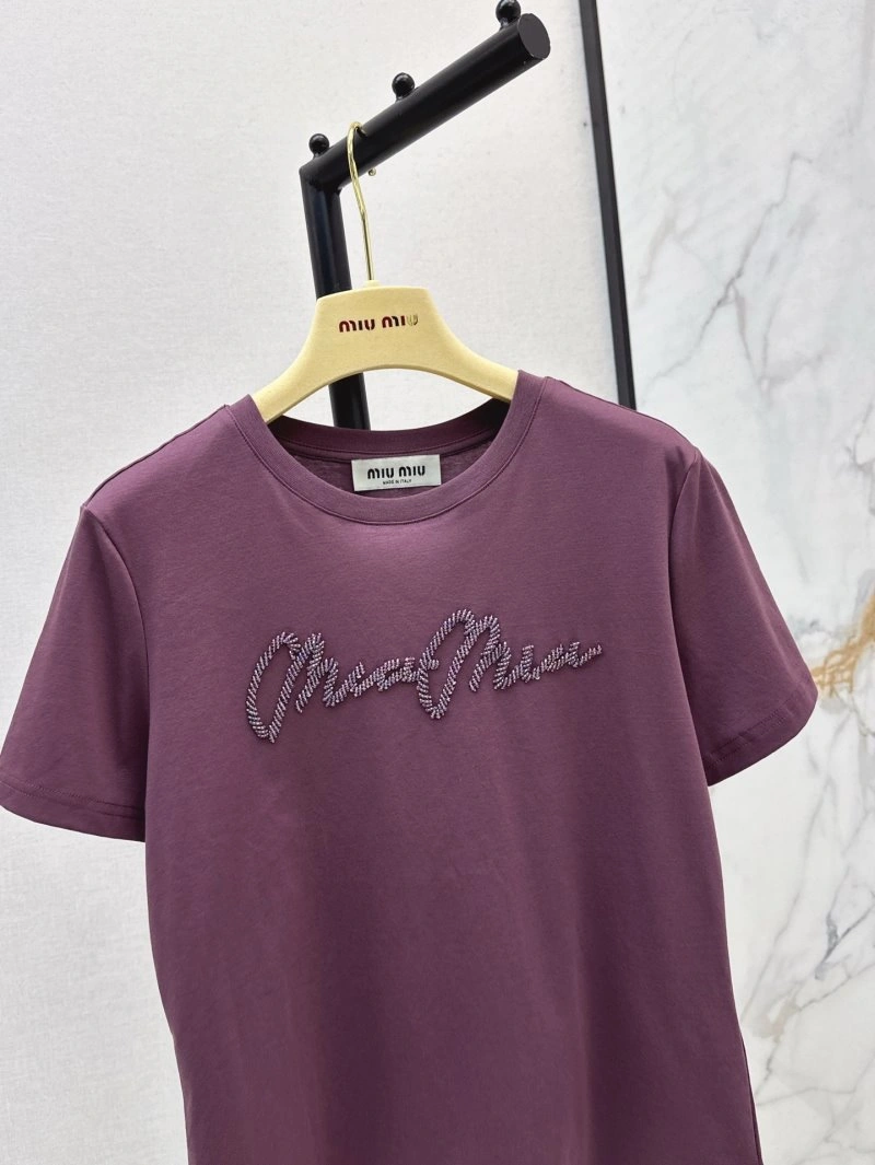 Miu Miu T-Shirts WaterResistant 148446