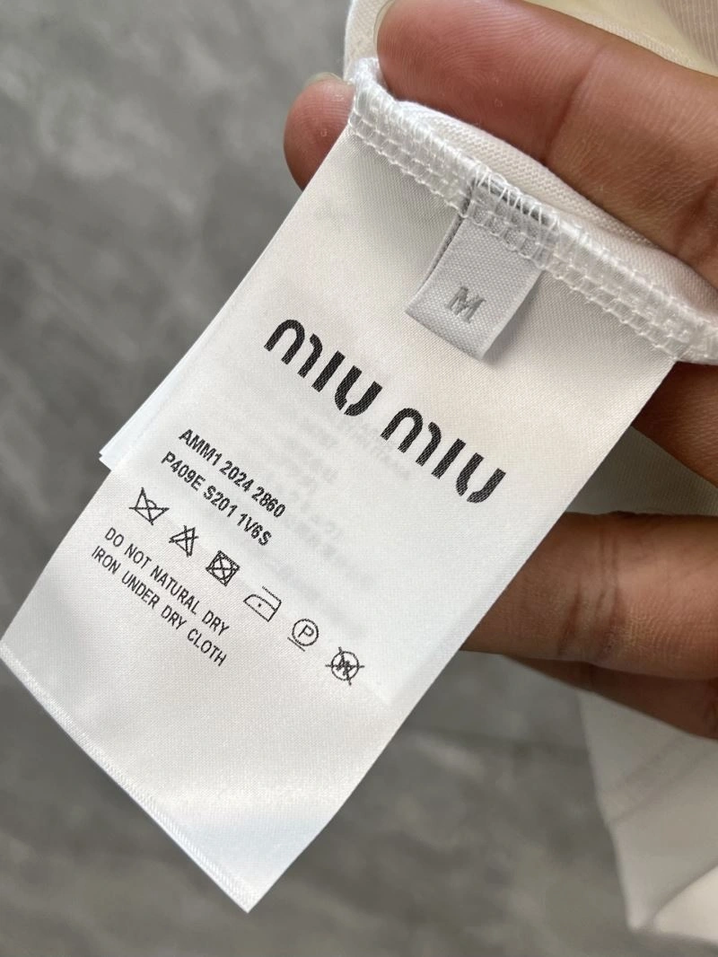 Miu Miu T-Shirts Affordable 160139