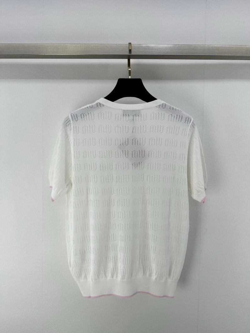Breathable Miu Miu T-Shirts 154426