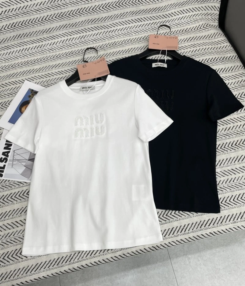 Miu Miu T-Shirts Popular 154436