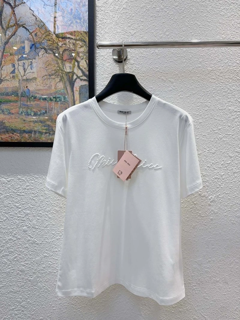 Breathable Miu Miu T-Shirts 154411